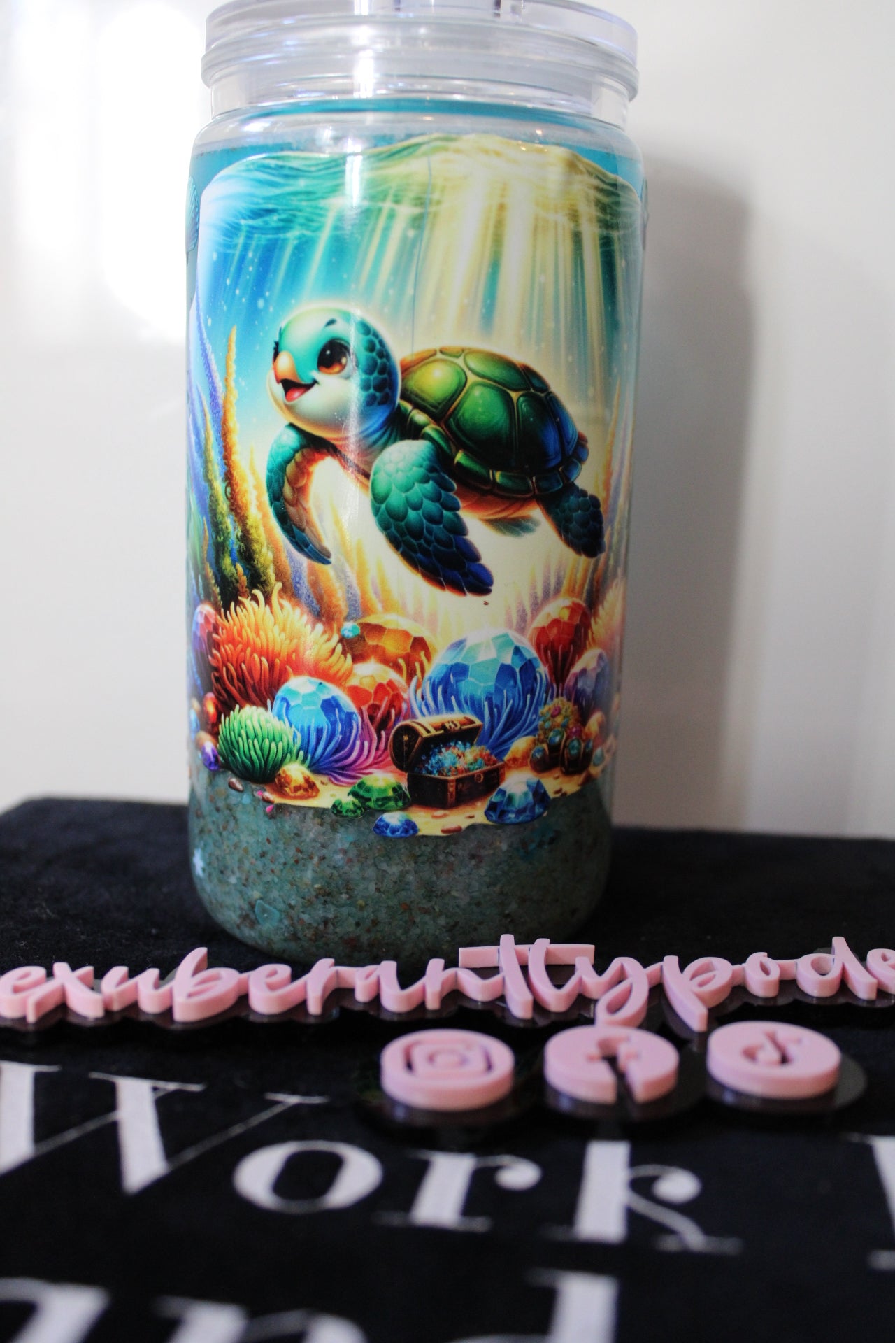 16 oz Turtly Ocean Tumbler