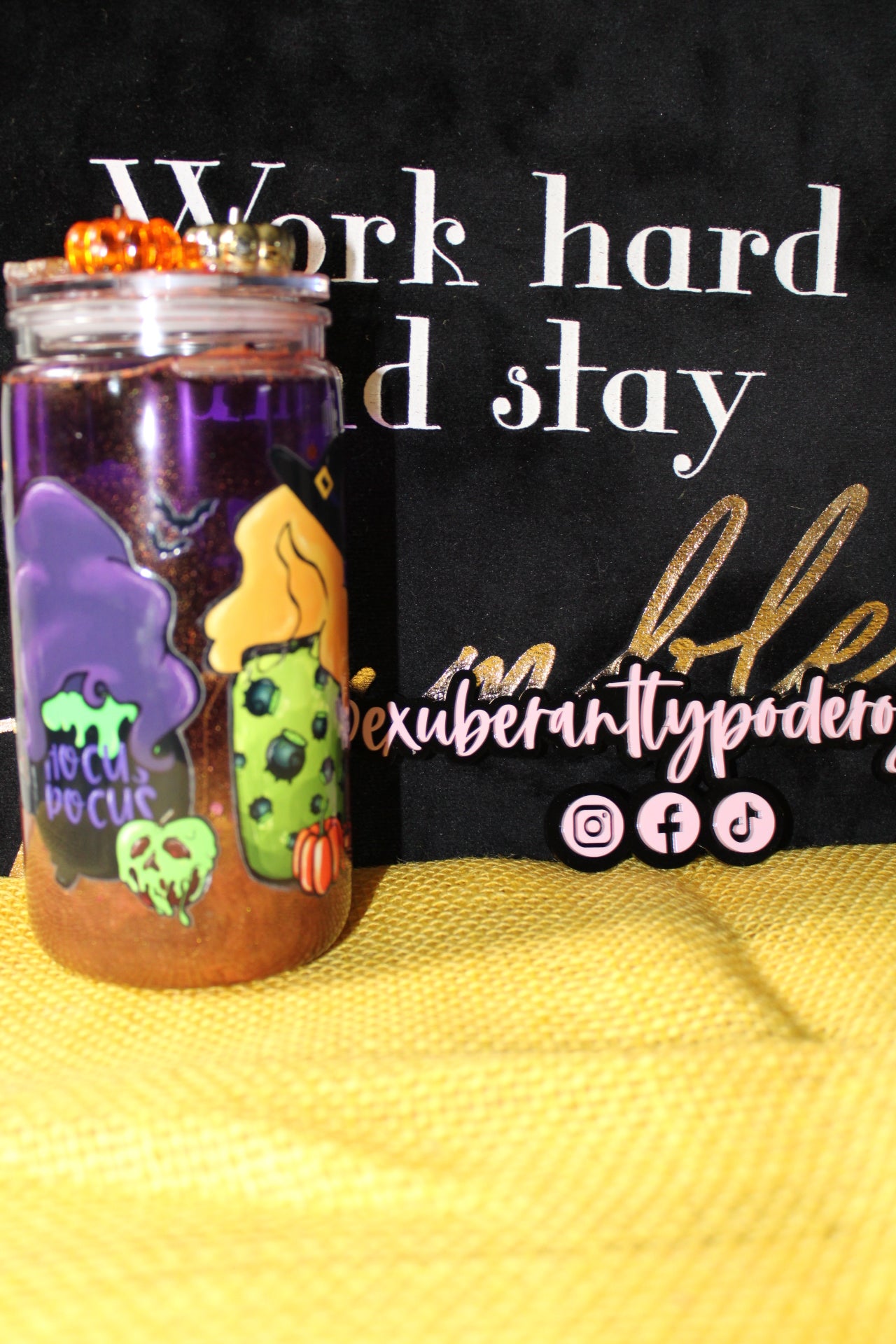 16 Oz Hocus Pocus Dual Lava Tumbler