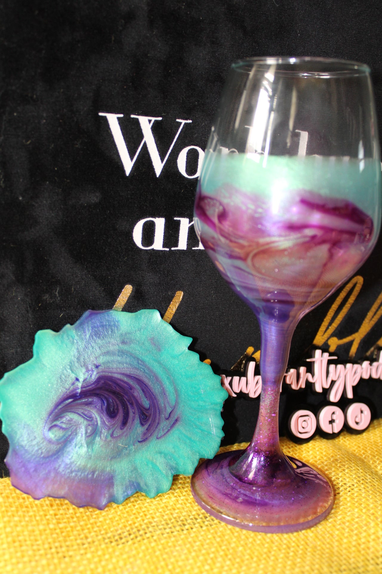 Wine Glass with Stem Set