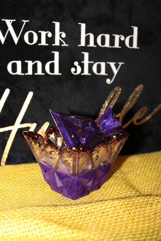 Elegant Purple Mini Jar