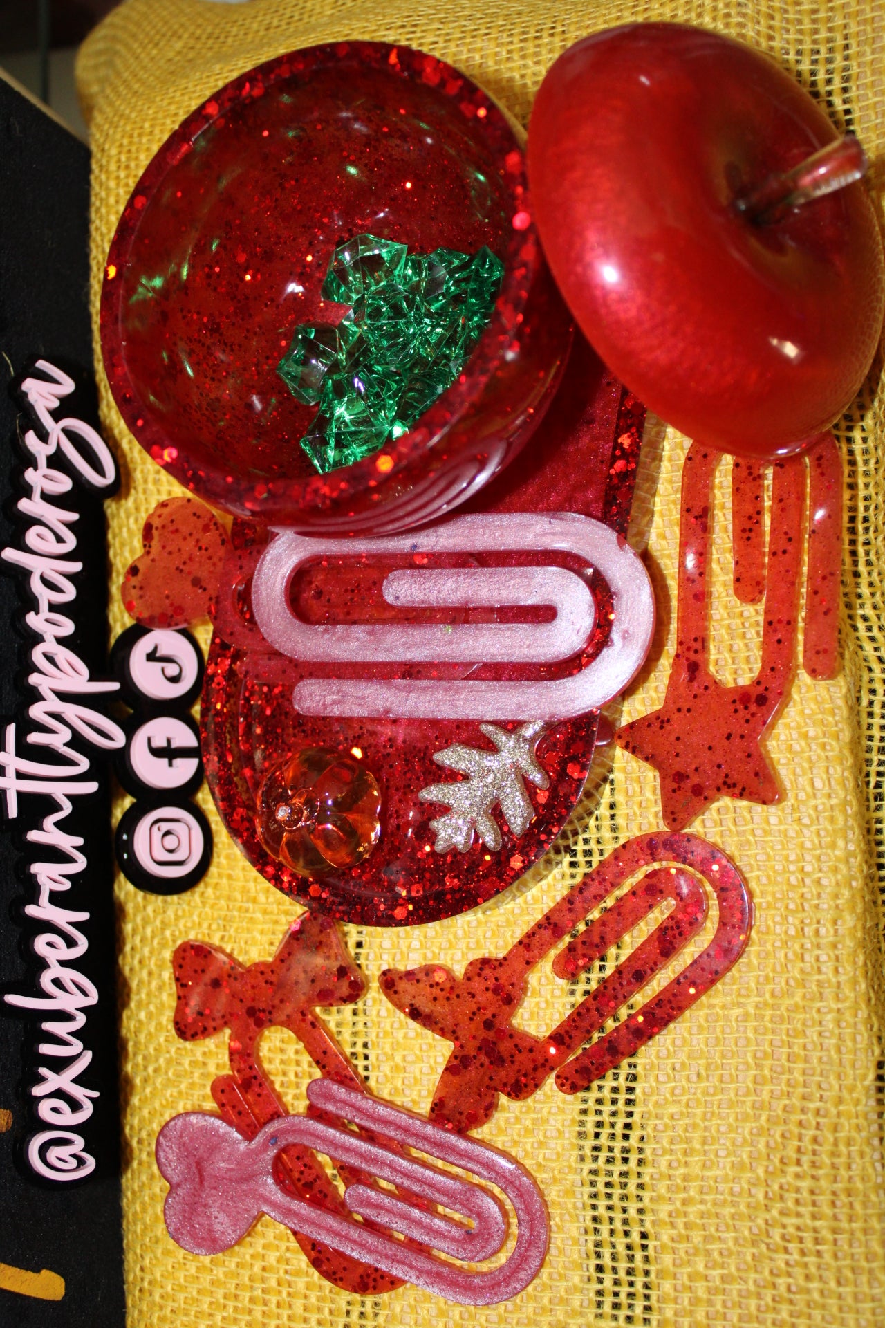 Teachers Candy Apple Red Gift Set