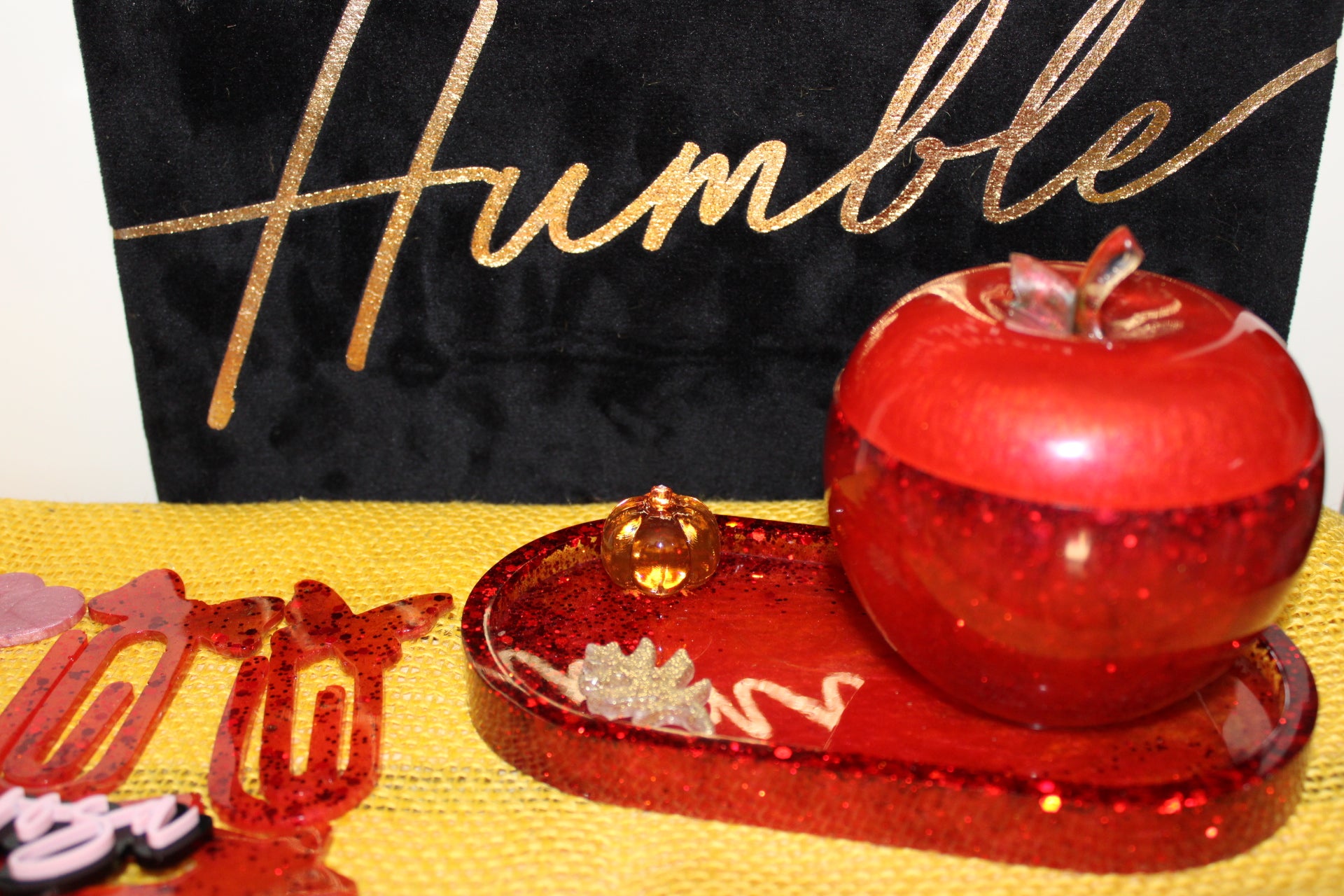 Teachers Candy Apple Red Gift Set