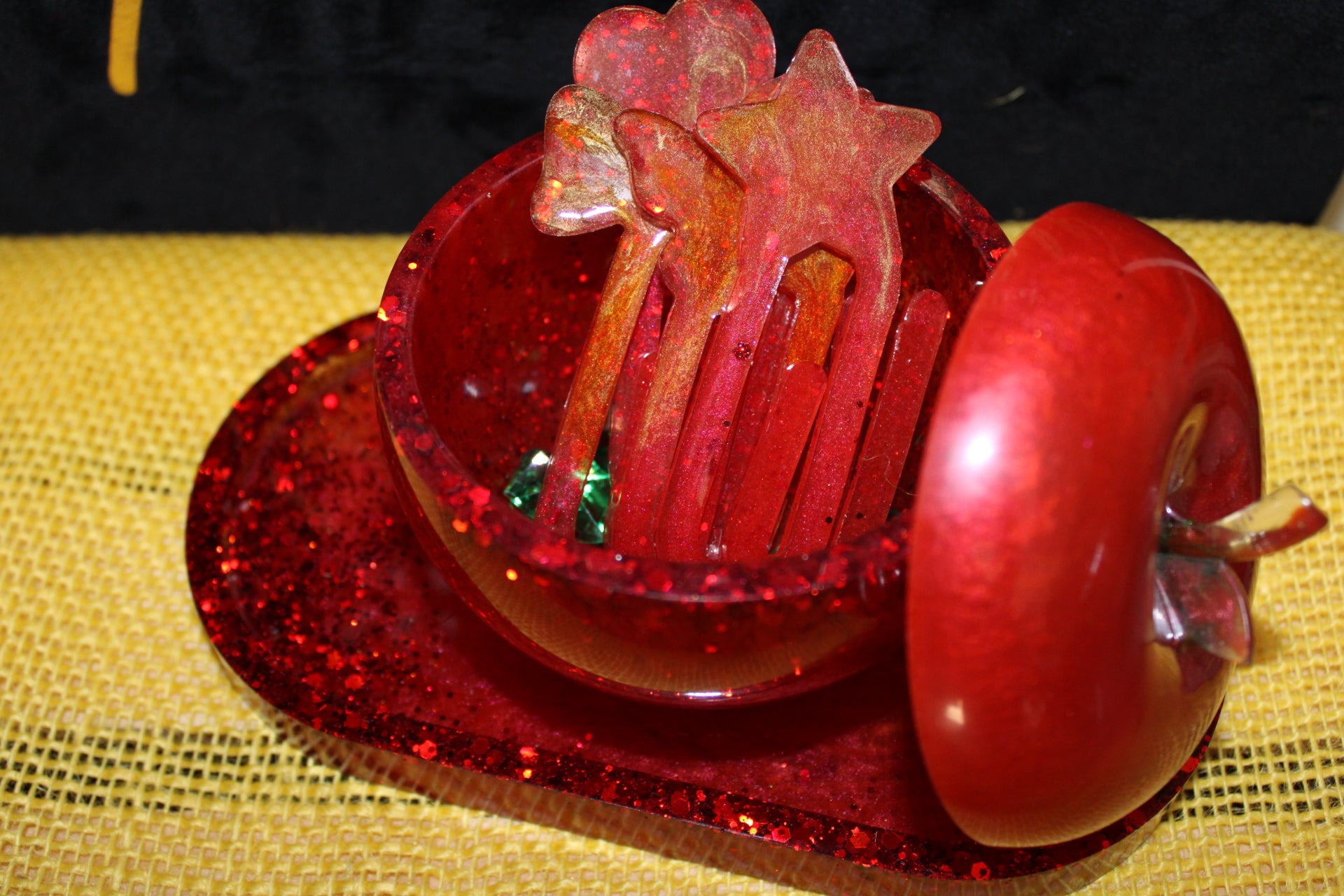Teachers Candy Apple Red Gift Set