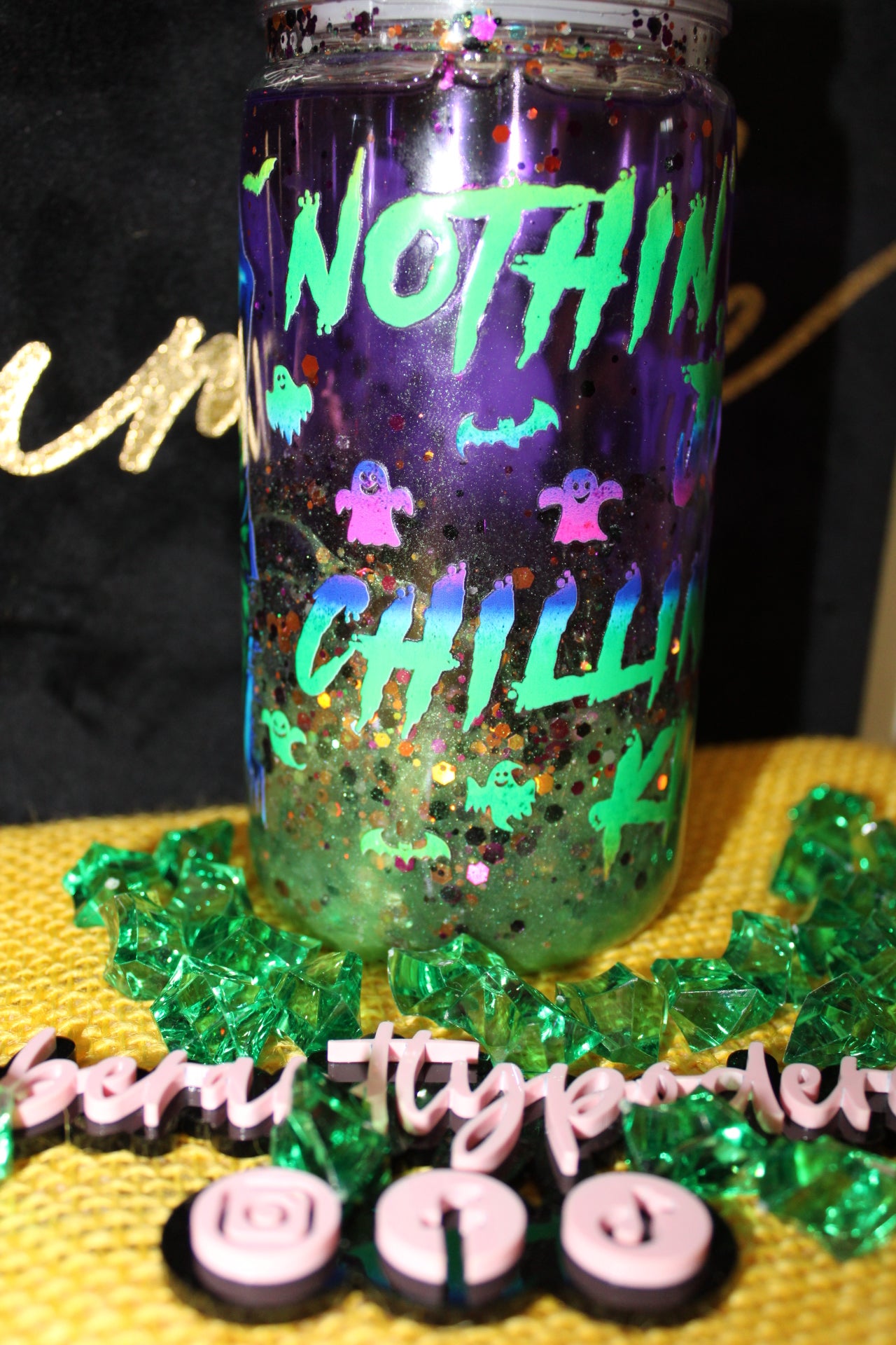 16 oz Dual Lava Halloween Tumbler