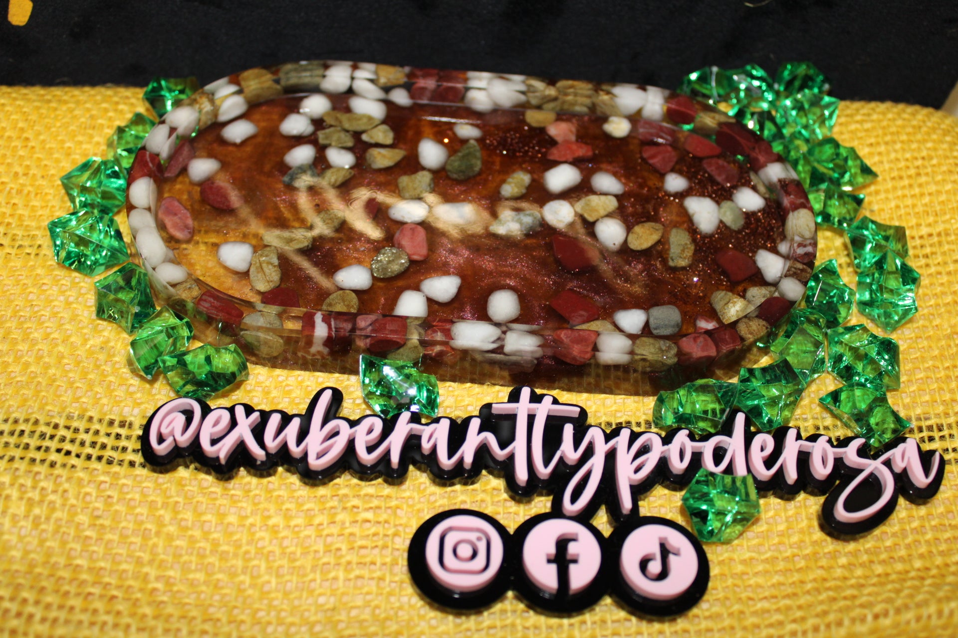SALE**Earthy Resin Epoxy Tray