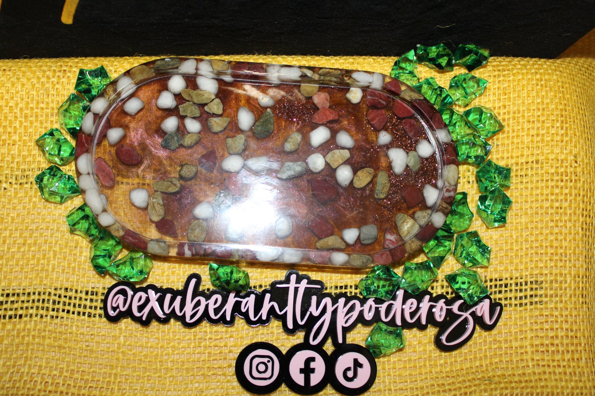 SALE**Earthy Resin Epoxy Tray