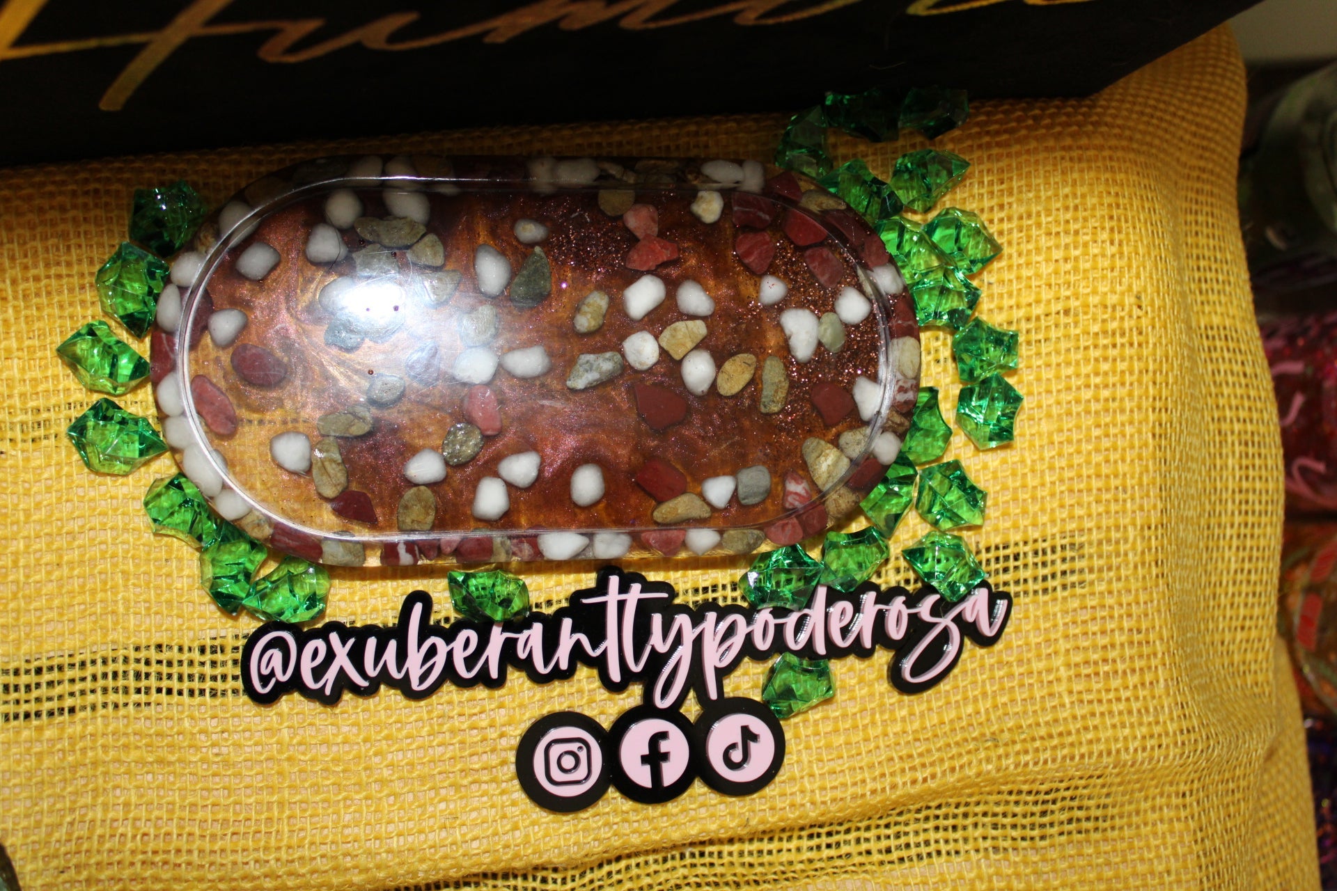 SALE**Earthy Resin Epoxy Tray